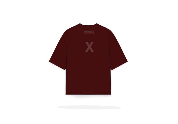 Oversize Tee Muted Red - Image 2