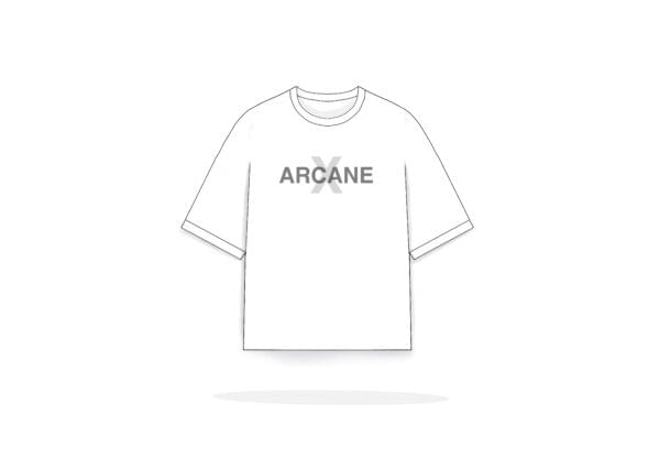 Oversize tee white