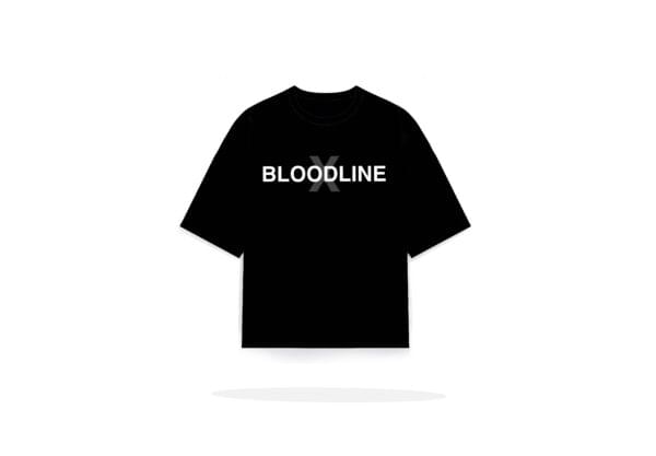 Oversize tee black
