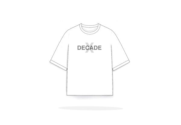 Oversize tee white